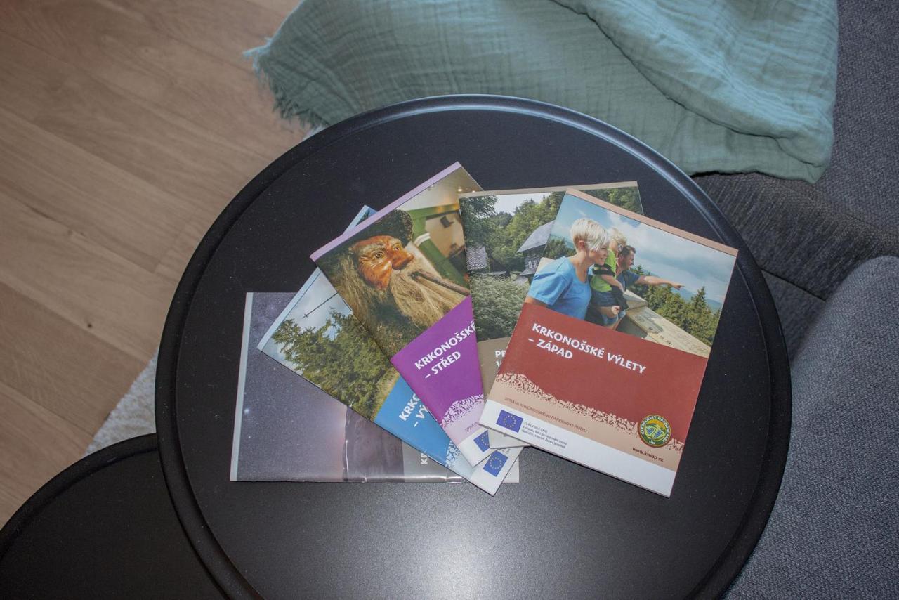 Enjoyharrachov - Atraktivni Slunny Klimatizovany Apartman 14 V Centru Harrachova Se Saunou, Parkovanim, Wifi-Wlan, Sat, Herni Konzoli, Pc S Win 10, Netflix Zdarma A Moznosti Dobijeni Auta S Jedinecnym Vyhledem Na Certovu Horu Se Skokanskymi Mustky Zewnętrze zdjęcie